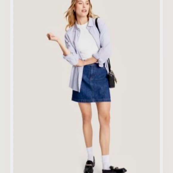 Tommy Hilfiger Dresses & Skirts - Tommy Hilfiger Denim Jean mini skirt size 12 NWT